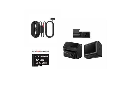 DDPAi Z90 Dash Camera Package, 4K front camera and...