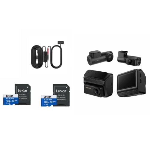 Z90 dash camera package with three cameras, front,...