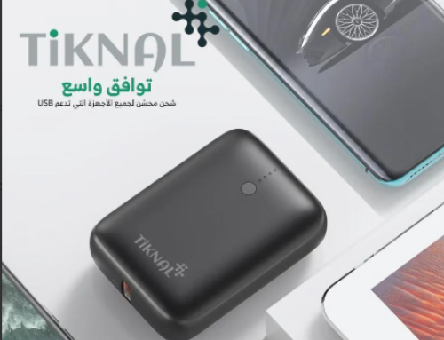 بطارية10الف +سلك شاحن من ماركة TIKNAL