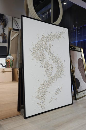 لوحه جبسيه بتصميم تشكيلي مميز