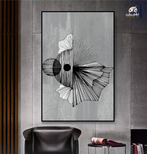 لوحة قماشية فخمة بتصميم مودرن