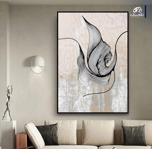 لوحة قماشية فخمة بتصميم مودرن