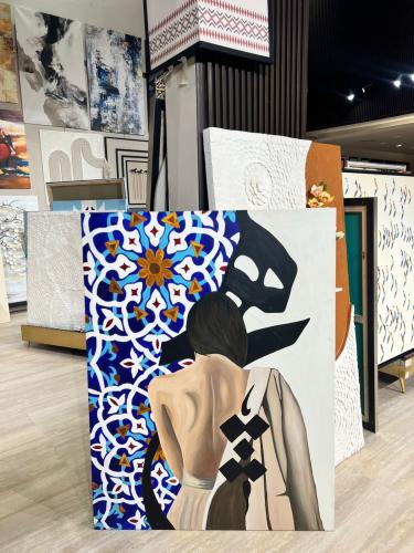 لوحة رسم يدوي بتصميم عصري