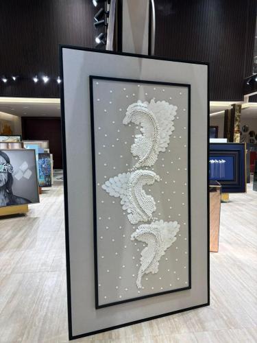 لوحه جبسيه بتصميم تشكيلي انيق