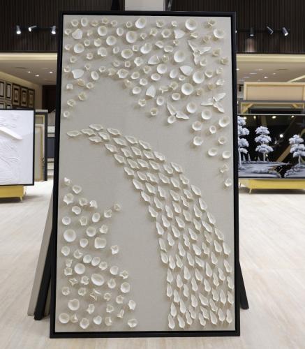 لوحه جبسيه بتصميم فني تشكيلي