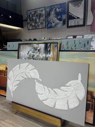 لوحه جبسيه فخمه بتصميم تشكيلي