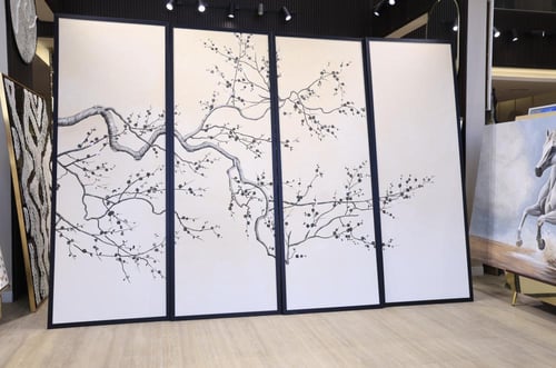 لوحه رسم يدوي بتصميم تشكيلي رائع