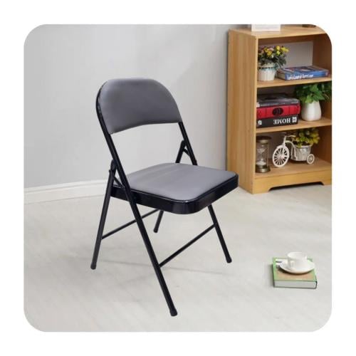 كرسي مناسبات قابل للطي لون رمادي