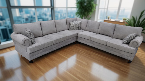 كنب زاوية VIP حرف L مقاس 6 متر