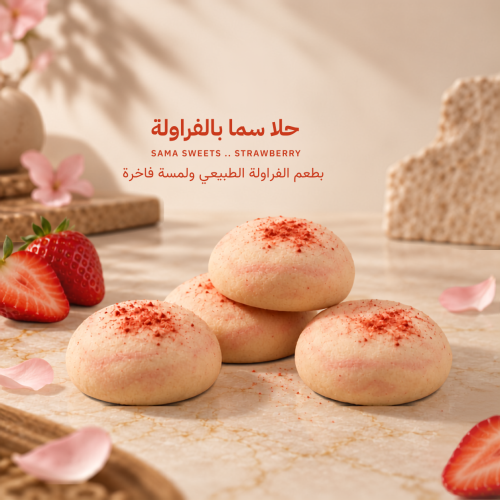 حلا سما بالفراولة