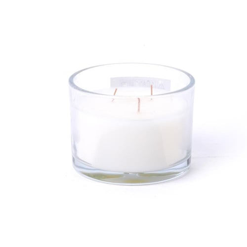 شمع كاسه ابيض وسط