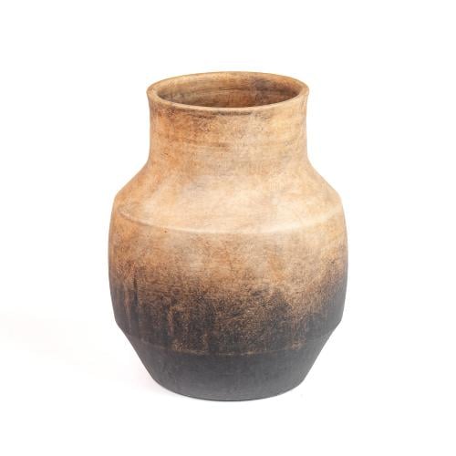 مزهرية تراثية من الطين