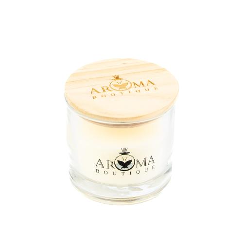 شمع معطر اروما بغطاء خشب