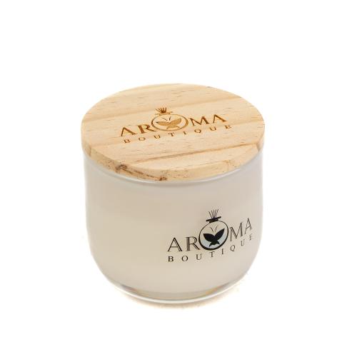 شمع معطر اروما بغطاء خشبي