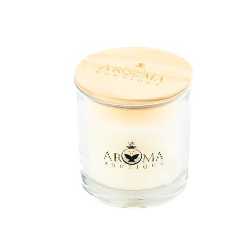 شمع معطر اروما بغطاء خشب