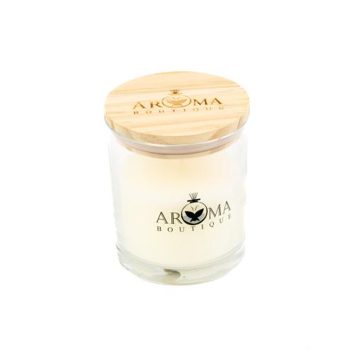 شمع معطر اروما بغطاء خشبي