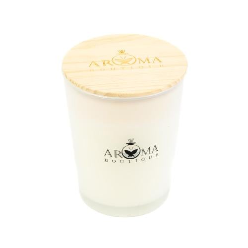 شمع معطر اروما بغطاء خشبي