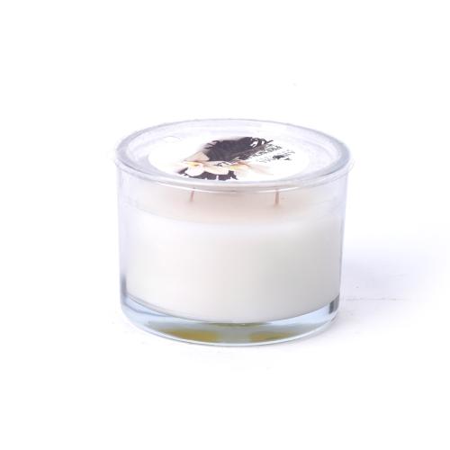 شمع كاسه ابيض وسط