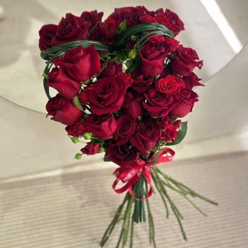 باقة القلب البسيطة