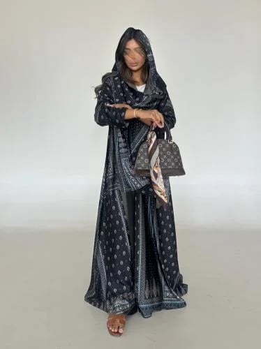 عباية كريب حرير