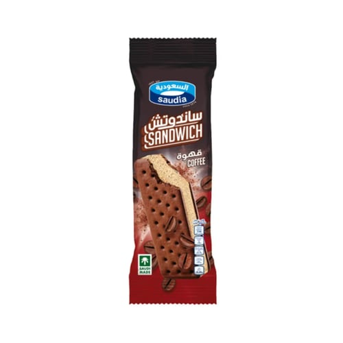 آيسكريم ساندوتش مجفف بالتبريد بنكهة القهوة