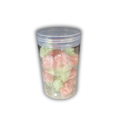 سطل منتفخات حلاوة جلي الكرز المجففة بالتبريد