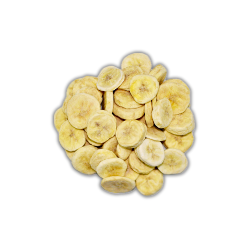 شرائح الموز المجففة بالتبريد