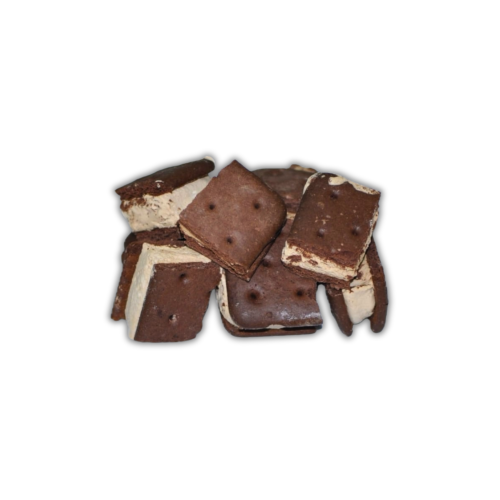 آيسكريم ساندوتش مجفف بالتبريد بنكهة القهوة