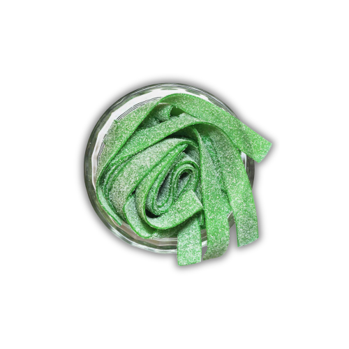 شرائط التفاح الحامضة بذرات السكر