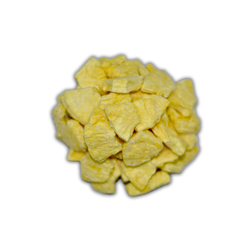 شرائح الأناناس المجففة بالتبريد