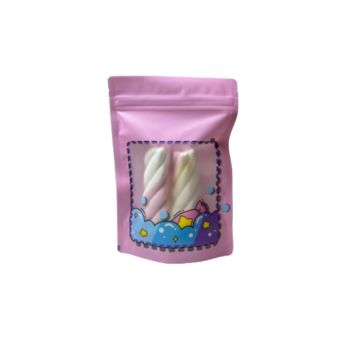 مارشميلو توست ميلو بالتوت الأزرق (مجفف بالتبريد)