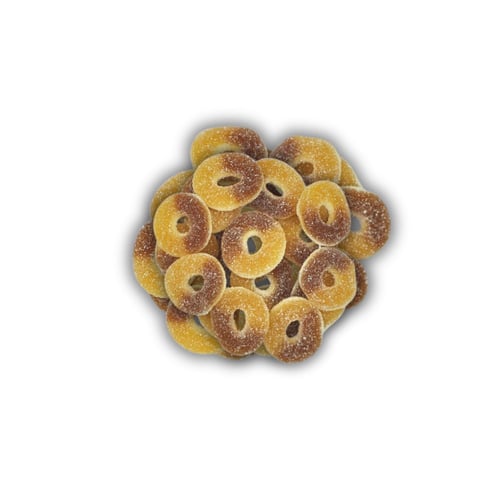 حلقات جلي الكولا بذرات السكر