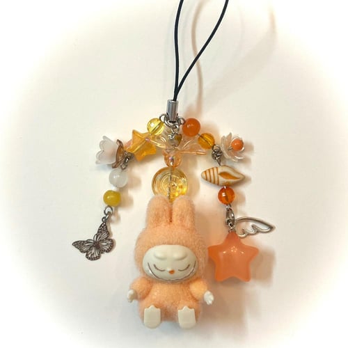 Mini labubu phonecharms