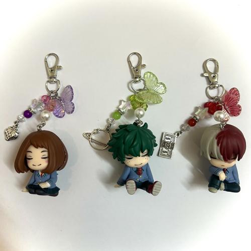 My hero academia school keychains