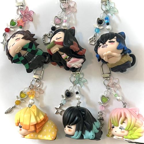 Demon slayer cat keychains/bagcharms