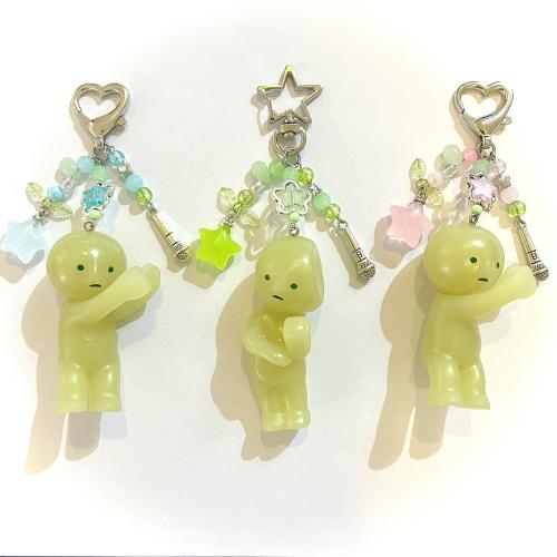 Smiski keychains (glow in the dark)