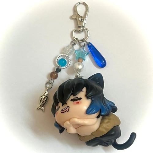 Demon slayer cat keychains/bagcharms