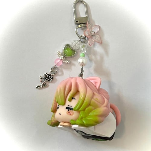Demon slayer cat keychains/bagcharms