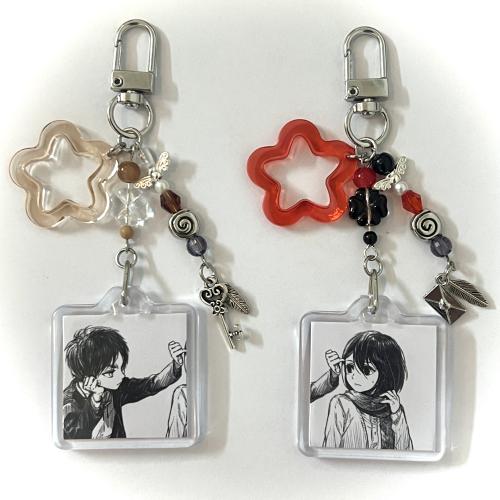 Attack on titan acrylic keychains