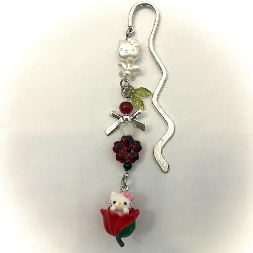 Cute flower hello kitty gotochi bookmark