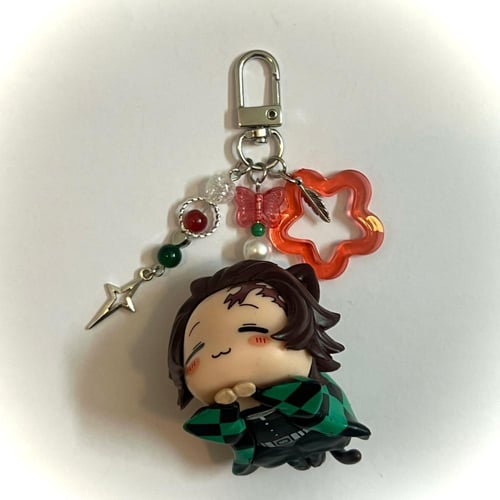 Demon slayer cat keychains/bagcharms