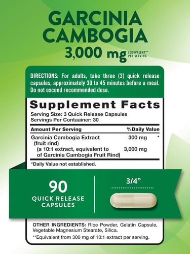 NATURES TRUTH GARCINIA CAMBOGIA 90 CAP