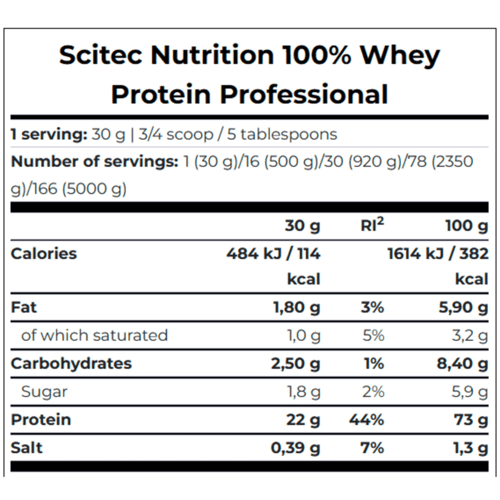SCITEC 100% WHEY PROTEIN PROFESSIONAL CHOCOLATE HA...