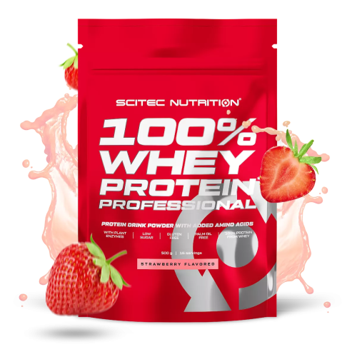 SCITEC 100% WHEY PROTEIN PROFESSIONAL STRAWBERRY 5...