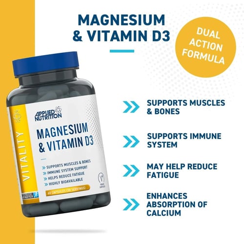APPLIED MAGNESIUM & VITAMIN D3 60 CAPS