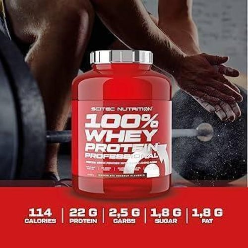 SCITEC 100% WHEY PROTEIN PROFESSIONAL STRAWBERRY 5...