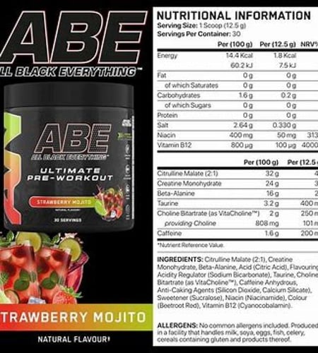 APPLIED ABE STRAWBERRY MOJITO 375G