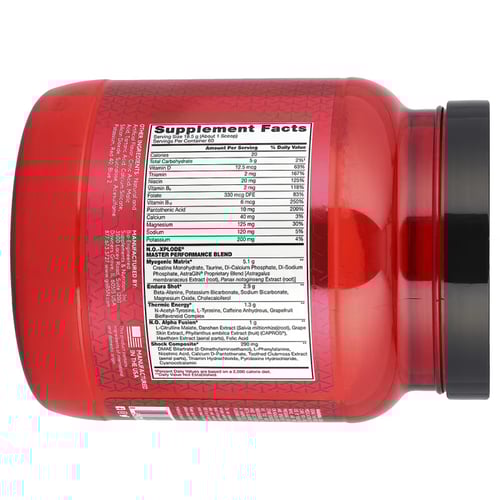 BSN N.O.- XPLODE GREEN APPLE 2.45 LBS 60 SERV