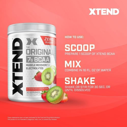 SCIVATION XTEND BCAA STRAWBERRY KIWI SPLASH 30 SER...