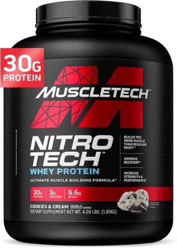 MT NITRO TECH WHEY PROTEIN COOKIES AND CREAM 4LBS